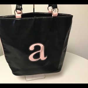 XOXO Monogram letter “a” Tote bag
